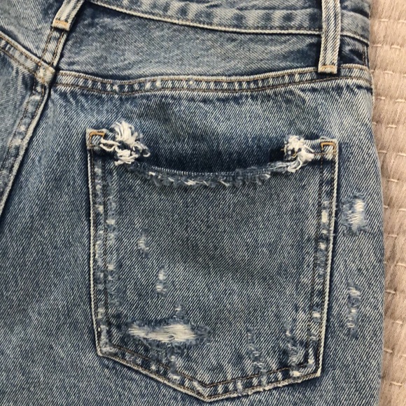 Agolde Dee Jean Shorts Cutoffs 27 - Picture 3 of 7